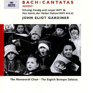 Bach: Cantatas N. 36 - 61 - 62 - Gardiner John Eliot / English - Musik - POL - 0028946358825 - 6 september 2005