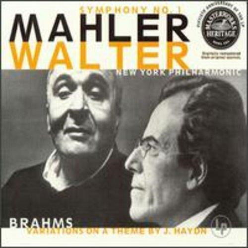 Cover for Mahler / Brahms / Walter / Nyp · Symphony 1 / Variations on a Theme by Haydn (CD) (2012)