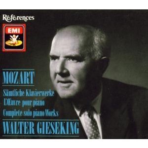 Cover for Gieseking Walter · Mozart: Samtliche Klavierwerke (CD) (2007)