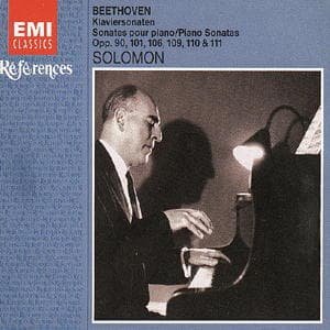 Cover for Solomon · Beethoven - the Late Piano Sonatas (CD) (1993)