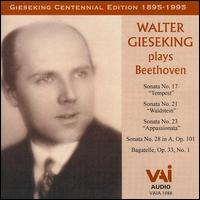 Cover for Beethoven / Gieseking · Gieseking Centennial Edition 1 (CD) (1997)