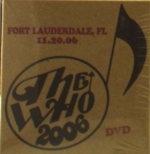Cover for The Who · Live: 11/20/06 - Fort Lauderdale Fl (DVD) (2019)