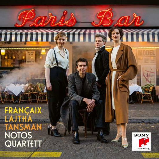 Cover for Notos Quartett · Paris Bar - Francaix Tansman Lajtha (CD) (2022)