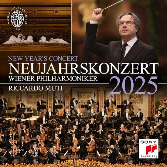 Neujahrskonzert 2025 / New Year's Concert 2025 / Concert du Nouvel An 2025 - Riccardo Muti & Wiener Philharmoniker - Musiikki - SONY CLASSICAL - 0198028755825 - perjantai 17. tammikuuta 2025