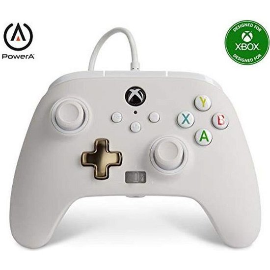 Cover for Power A · PowerA Enhanced Wired Xbox One Controller - Mist White (XBOX) (2020)