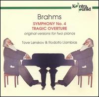 Symphony No.4/Tragic Over - Johannes Brahms - Musiikki - KONTRAPUNKT - 0716043213825 - torstai 11. marraskuuta 1999