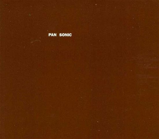 Cover for Pan Sonic · A (CD) (1999)