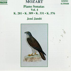 Cover for Mozart / Jando · Piano Sonatas 281, 309, 331 &amp; 576 (CD) (1994)