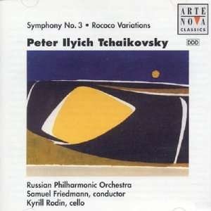 Symphony No.3/Rococo Vari - P.I. Tchaikovsky - Musikk - SONY ESSENTIAL CLASSICS - 0743214332825 - 23. desember 2008