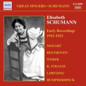 Cover for Elisabeth Schumann · Frühe Aufnahmen (CD) (2005)