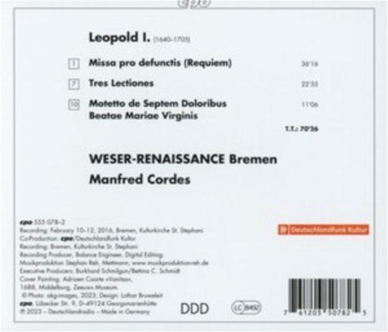 Cover for Weser-Renaissance Bremen · Requiem: Missa Pro Defunctis (CD) (2023)