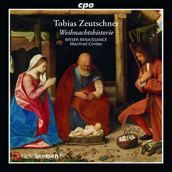 Weihnachtshistorie - Zeutschner / Weser-renaissance Bremen / Cordes - Musik - CPO - 0761203536825 - 15 oktober 2021