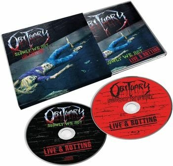 Cover for Obituary · Slowly We Rot - Live and Rotting (Blu-ray) (2022)