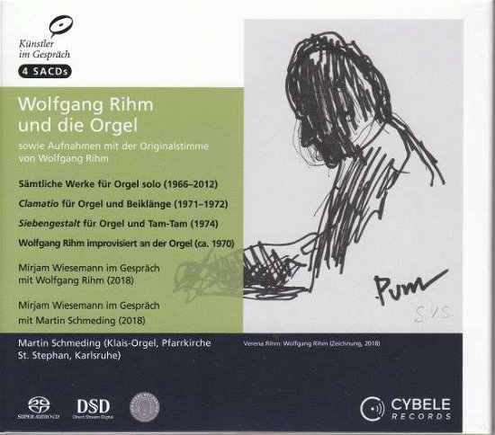 Cover for Martin Schmeding · Wolfgang Rihm Und Die Orgel (CD) (2022)