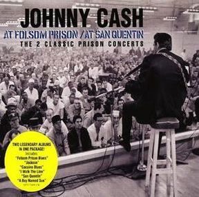 Cover for Johnny Cash · At San Quentin &amp; At Folsom Prison (CD) (2008)