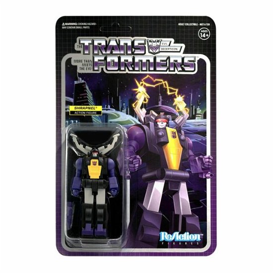 Transformers ReAction Actionfigur Wave 2 Shrapnel - Transformers - Merchandise - SUPER 7 - 0840049806825 - August 25, 2020