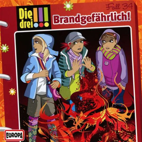 Cover for Die Drei !!! · 034/brandgefährlich! (CD) (2014)