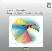 Cover for Xenakis / Arditti / Spectrum Ensemble · Palimpsest (CD) (1993)