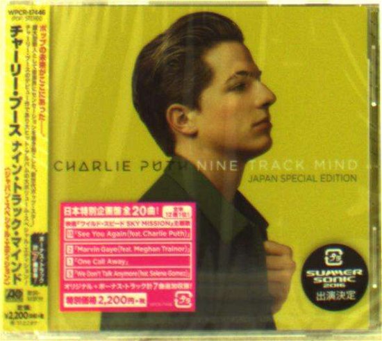 Nine Track Mind (Japan Special Editi - Charlie Puth - Musikk - WARNER MUSIC JAPAN CO. - 4943674242825 - 3. august 2016