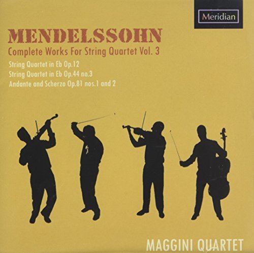 Complete Works f. String Quartet Vol. 3 Meridian Klassisk - Maggini Quartet - Musik - DAN - 5015959463825 - 1. december 2015