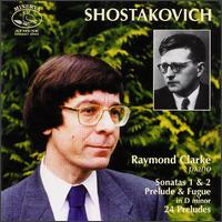 24 Preludes Op 34 / Piano Sonato 1 Op 12 - Shostakovich / Clarke - Musikk - Athene - 5022736101825 - 5. oktober 1999