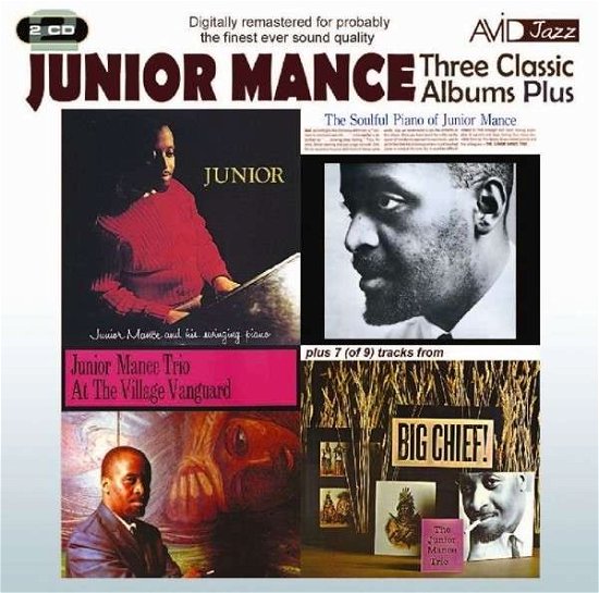Cover for Junior Mance · Three Classic Albums Plus (Junior / The Soulful Piano Of Junior Mance / At The Village Vanguard) (CD) (2013)