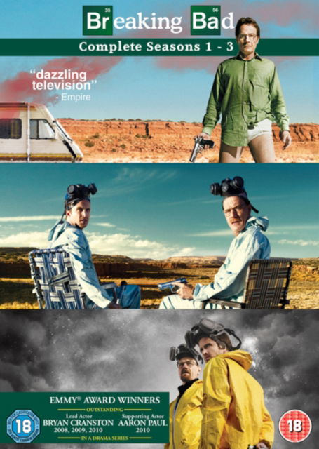 Cover for Breaking Bad  Seasons 13 · Breaking Bad Seasons 1 to 3 (DVD) (2013)