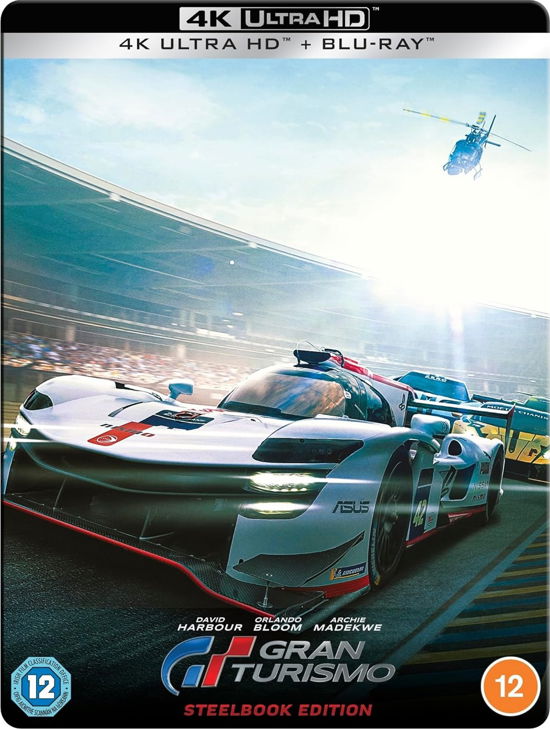 Gran Turismo Limited Edition Steelbook (Blue) - Neill Blomkamp - Filmy - Sony Pictures - 5050630763825 - 13 listopada 2023
