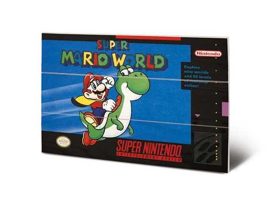 Cover for Wood Poster · SUPER NINTENDO - Wood Print 20x29.5 - Super Mario (MERCH) (2019)