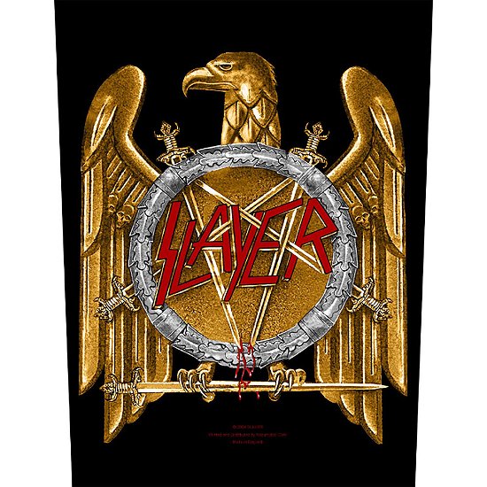 Cover for Slayer · Golden Eagle (Backpatch) (Patch) [Black edition] (2019)