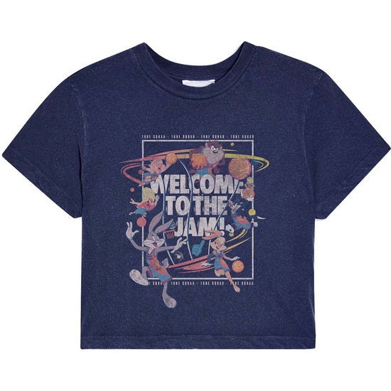 Space Jam Ladies T-Shirt: Space Jam 2: Welcome To The Jam (Cropped) - Space Jam - Gadżety -  - 5056368660825 - 