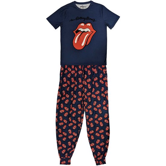The Rolling Stones Unisex Pyjamas: Classic Tongue - The Rolling Stones - Fanituote -  - 5056737211825 - 