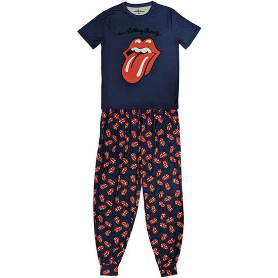 The Rolling Stones Unisex Pyjamas: Classic Tongue - The Rolling Stones - Mercancía -  - 5056737211825 - 