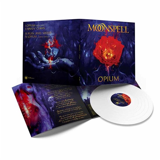 Cover for Moonspell · Opium (White Vinyl) (VINIL) [Limited, Coloured edition] (2016)