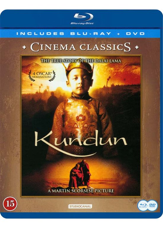 Cover for Kundun · Kundun   BD (Blu-ray) (2016)