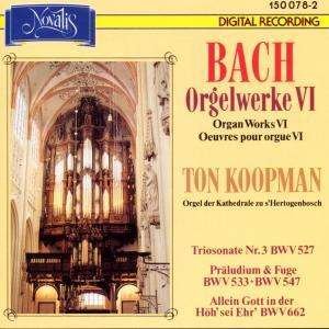 Cover for Koopman Ton · Orgelwerke Vol.6 (CD) (1992)