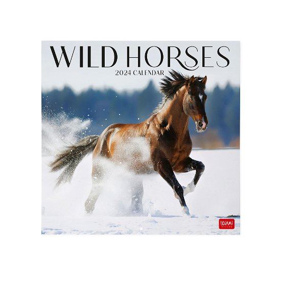 Cover for Legami · Wall Calendars - 2024 Wall Calendar - Wild Horses - 30x29 - Animals (Taschenbuch) (2023)