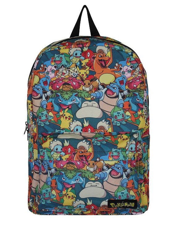 POKEMON - All Over Printed Characters Backpack - Pokemon - Mercancía - BIOWORLD - 8718526224825 - 7 de febrero de 2019