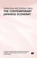 Cover for Yutaka Kosai · The Contemporary Japanese Economy - Studies in the Modern Japanese Economy (Innbunden bok) (1984)