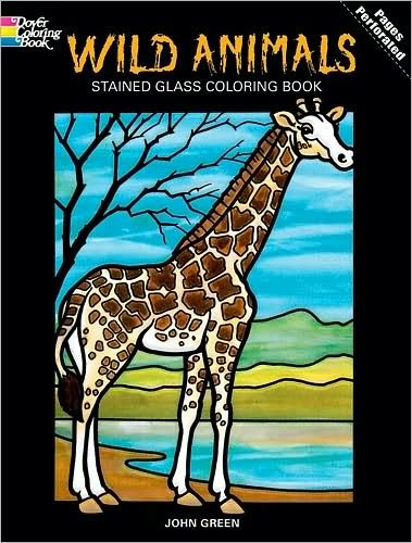 Cover for John Green · Wild Animals Stained Glass Colouring Book - Dover Nature Stained Glass Coloring Book (Paperback Bog) (1992)