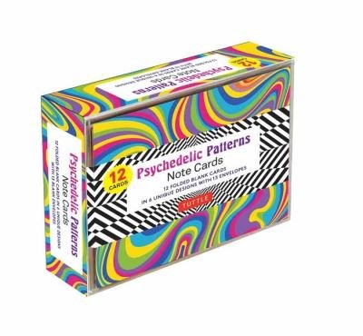 Psychedelic Patterns Note Cards - 12 cards: In 6 Designs With 13 Envelopes (Card Sized 4 1/2 X 3 3/4) - Tuttle Studio - Boeken - Tuttle Publishing - 9780804854825 - 2 augustus 2022