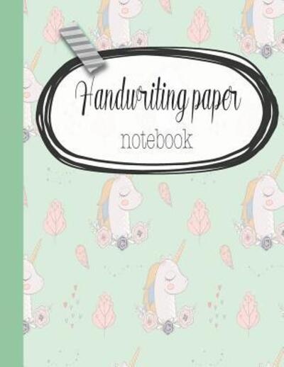 Handwriting paper notebook - 365 School Days Journals & Planners - Livros - Independently Published - 9781081469825 - 19 de julho de 2019