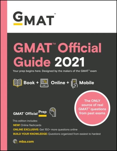 Cover for GMAC (Graduate Management Admission Council) · GMAT Official Guide 2021: Book + Online Question Bank (Paperback Bog) (2020)