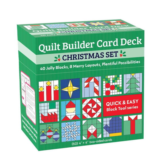 Publishing, C&T · Quilt Builder Card Deck Christmas Set: 40 Jolly Blocks, 8 Merry Layouts, Plentiful Possibilities (MERCH) (2024)