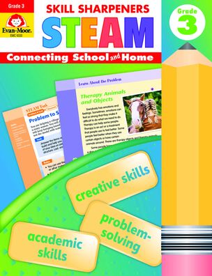 Cover for Evan-Moor Educational Publishers · Skill Sharpeners: Steam, Grade 3 (Paperback Book) (2021)