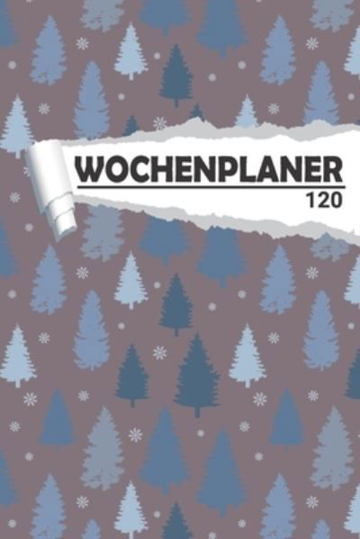 Cover for Aw Media · Wochenplaner abstrakte Baume (Paperback Bog) (2020)
