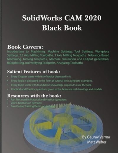 Cover for Gaurav Verma · SolidWorks CAM 2020 Black Book (Taschenbuch) (2020)