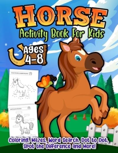 Horse Activity Book - Harper Hall - Książki - CBAB Press - 9781989543825 - 3 lutego 2020