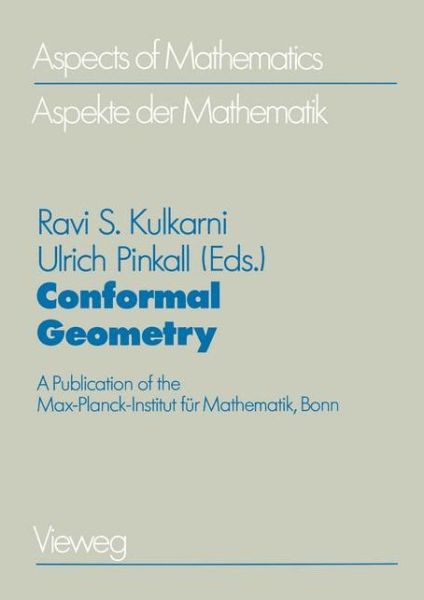 Cover for Ravi S. Kulkarni · Conformal Geometry - Aspects of Mathematics (Paperback Book) [1988 edition] (1988)