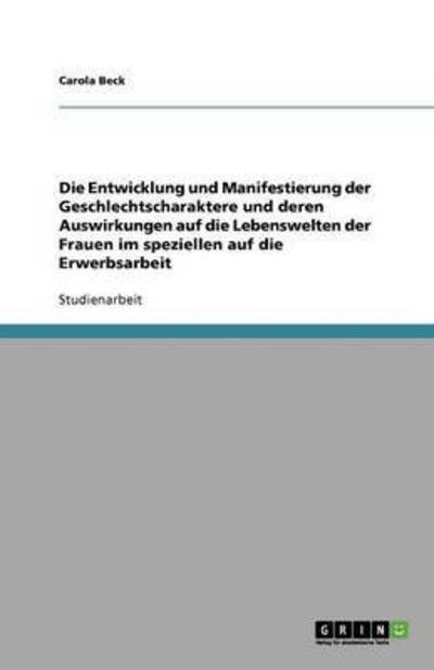 Cover for Beck · Die Entwicklung und Manifestierung (Book) (2011)